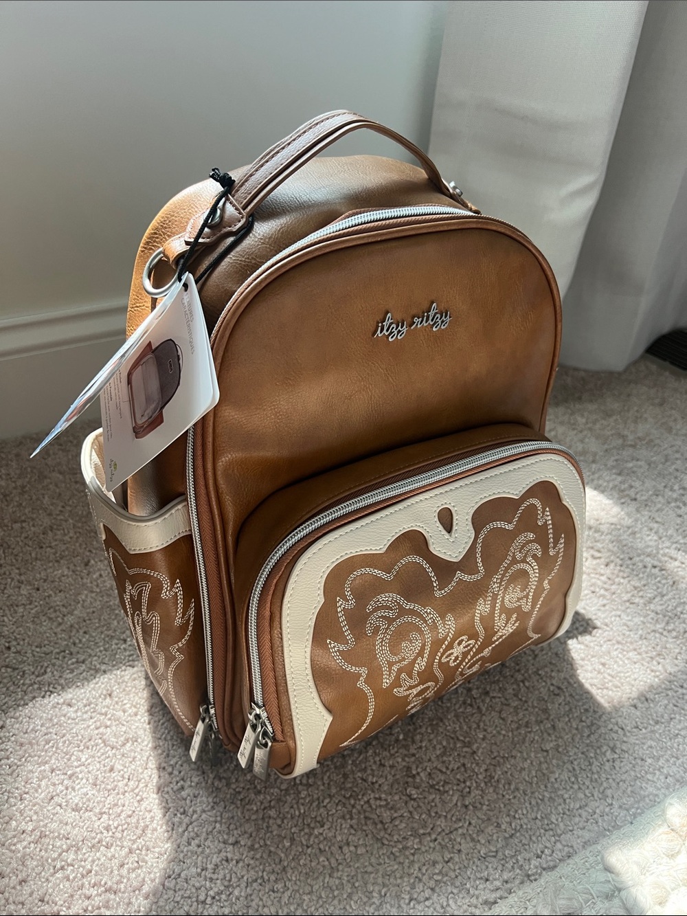 Itzy ritzy diaper bag NWT